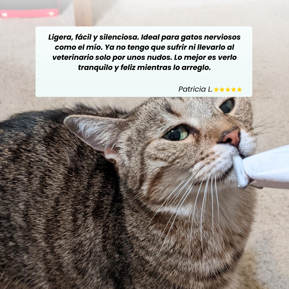Driova-Cortapelos para gatos: seguro y silencioso