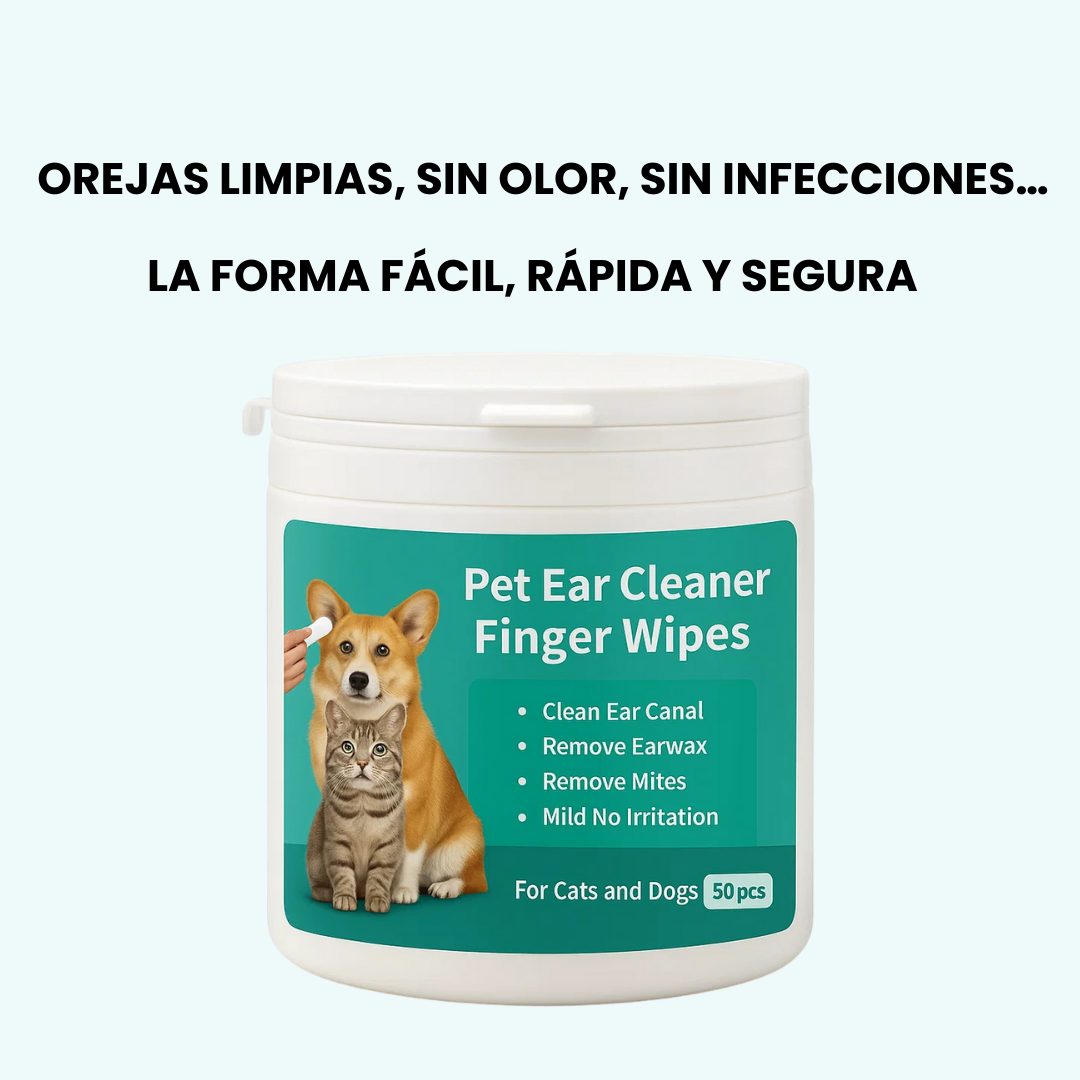 Cuida y limpia los oídos de tu mascota