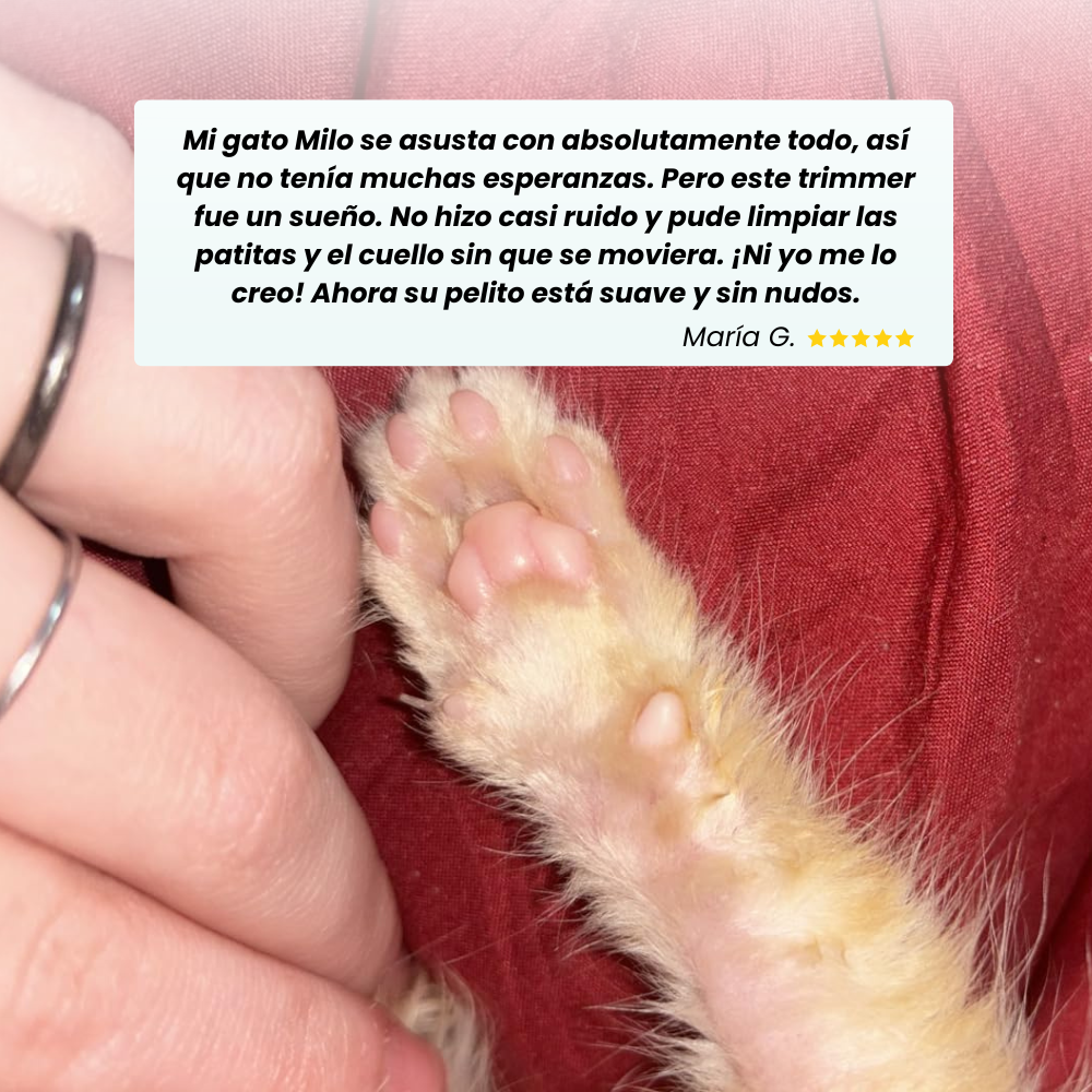 Driova-Cortapelos para gatos: seguro y silencioso