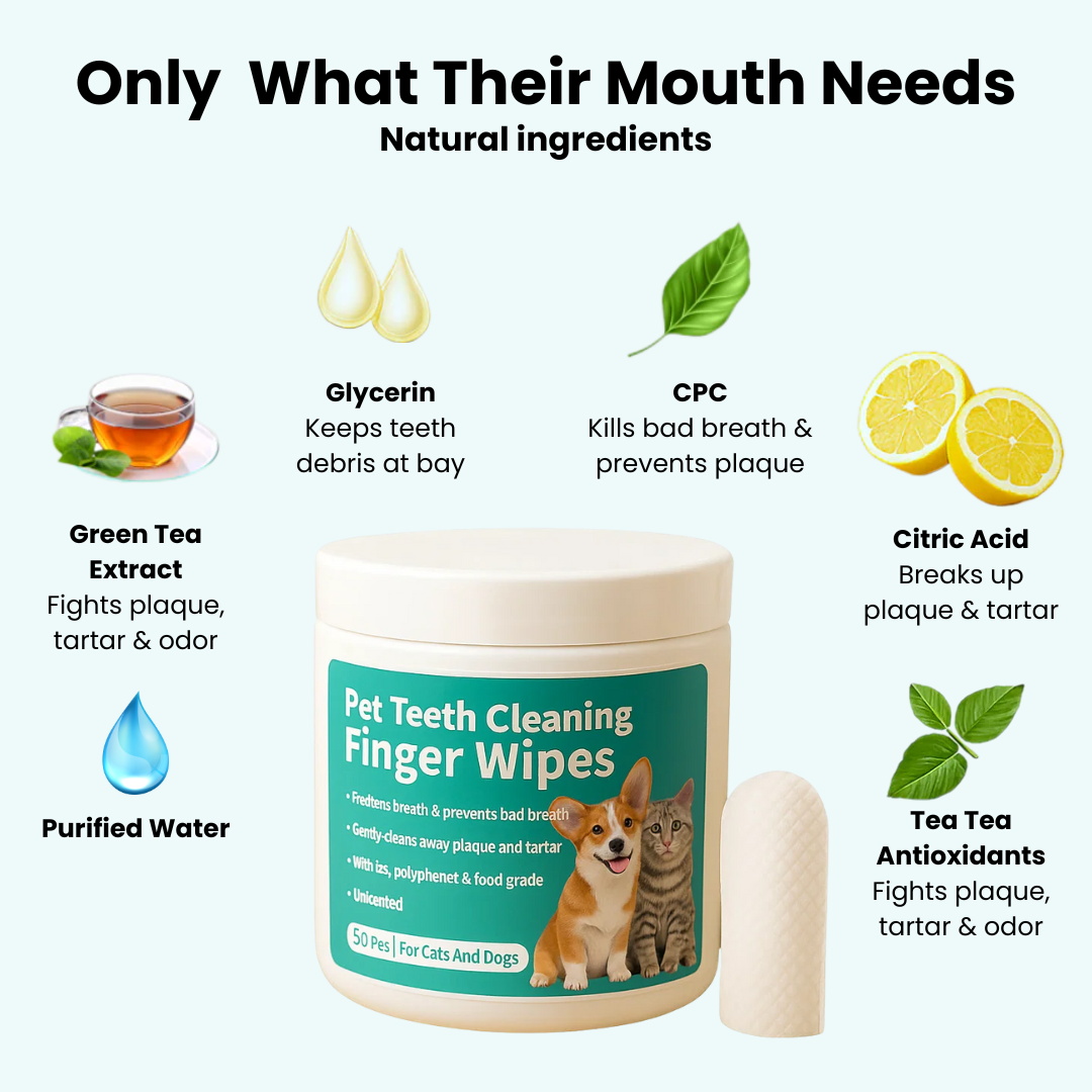 Driova-Healthy Teeth Finger Wipes