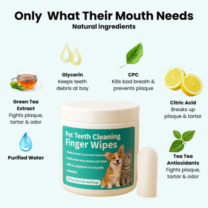 Driova-Healthy Teeth Finger Wipes